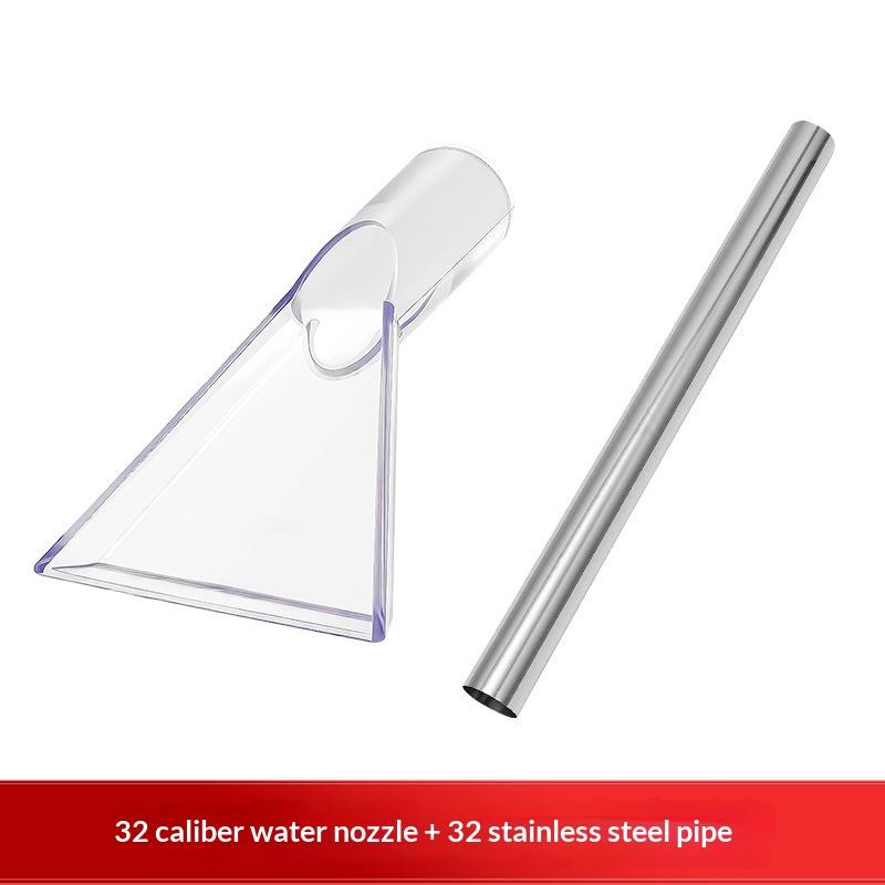 Transparent Vacuum Cleaner Suction Head Accessory 32/35mm Fit Most Models for Wet Liquid Stain Car Interior Deep Cleaning