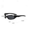 Y2K Punk Sports Sunglasses For Men Women Future Sense Sun Glasses Brand Designer Party Anti UV400 Fashion Goggle New