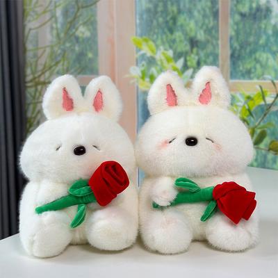 Rabbit Doll Plush Toy Valentine's Day Gift Love Veil Rabbit Doll Large Size Grab Doll