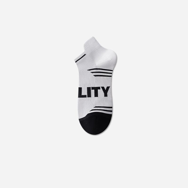 Men's Summer Odor-Resistant Cotton Mesh Sports Ankle Socks for Teens