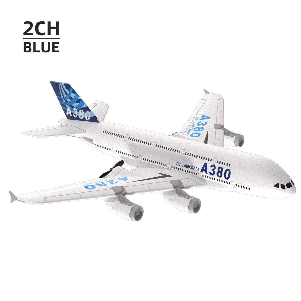Non-Toxic 3Ch 2Ch A380 Rc Plane Glider Airplanes Remote Control Foam Aircraft Fixed Wing Aircraft 6 Gyroscope Model Airplane Toys Hobbies