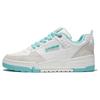 New LiNing Qi Tian Anti Slip Wear Resistant Low Top Skateboard Shoes Women's White Green AGCS080-5