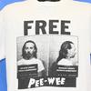Vtg Pee Wee Herman White  Short Sleeve All Sizes S-5XL 16D254 Unisex T-Shirt