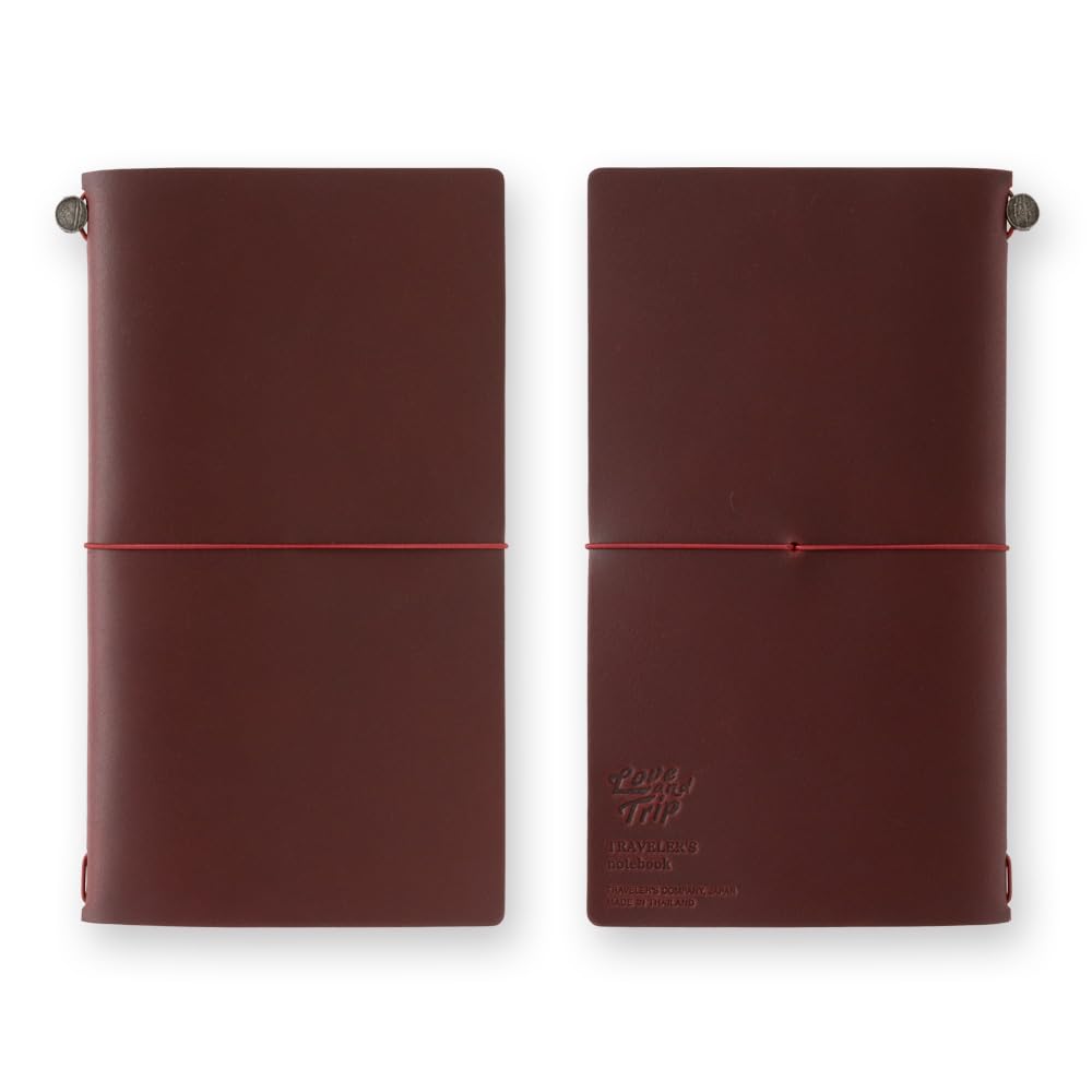 Travelers Company Travelers Note Regular Size LOVE AND TRIP Red 15370006