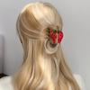 Ponytail Claw Hair Clip Barrettes Clamp Fruit Theme Hair Adornment Hair Ornaments Fun Hairpin for Girls Casual Wear