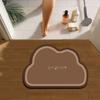 Bathroom Floor Mat Toilet Shower Bath Soft Diatom Mud Clouds Cartoon Non-slip Mat Household Absorbent Mat Foot Mat