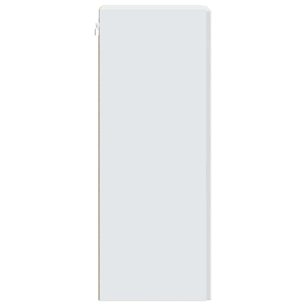 Wall Mounted Cabinet White 66 x 34.5 x 90 cm Particleboard