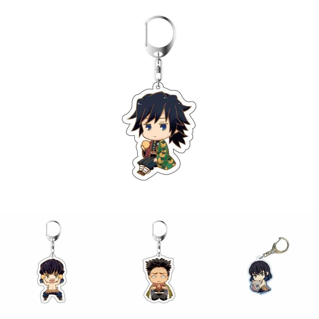 Demon Slayer Anime Cartoon Character Acrylic Keychain Bag Pendant Accessories Stylish And Durable
