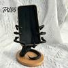 Stable Smartphone Cradle 3D Printed Sci-Fi Horror Phone Holder, Novelty Stand, Unique Gadget for Video Calls Compact Collectible Ornament And Desktop