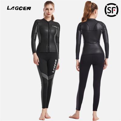 LAGCEN 2,5 mm Superelastischer Kälteschutz-Winter-Neoprenanzug zum Schwimmen und Tauchen