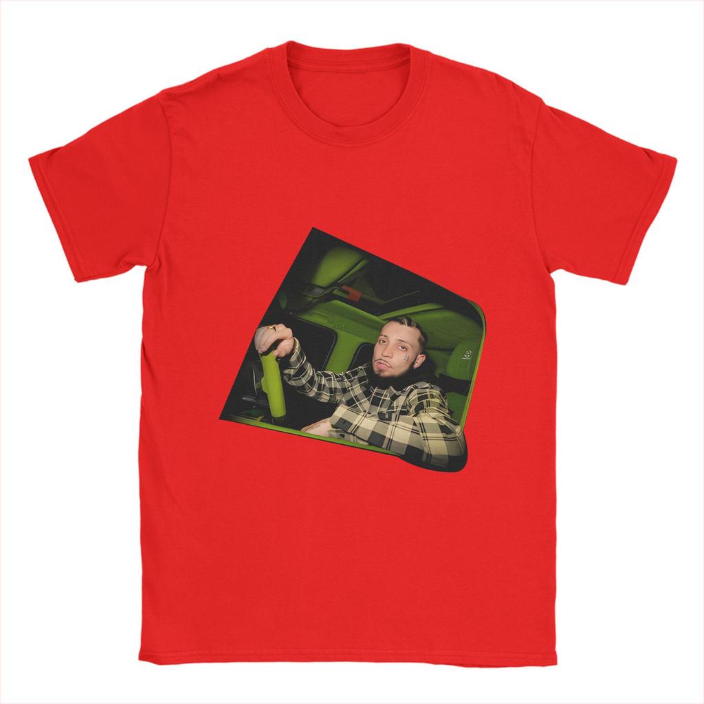 Bawełniana koszulka rapera Jc Reyes dla mężczyzn na lato   Hip Hop   Koszulki vintage z okrągłym dekoltem Hip Hopowa koszulka odzież projektowa plus size