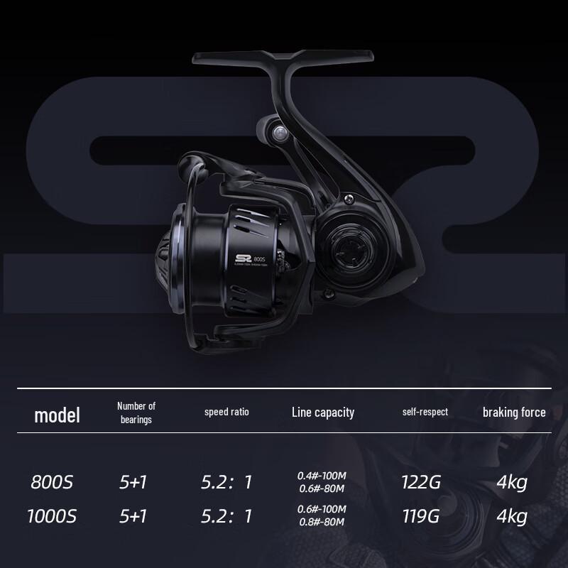 Fishing Enthusiast Ultralight Carbon Micro-Bait Spinning Reel