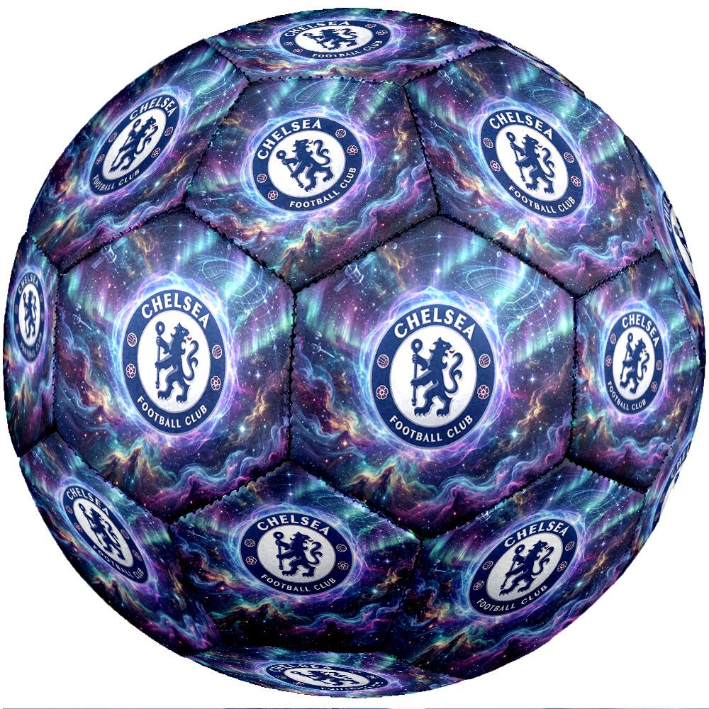 Chelsea FC Theme soccer ball Size 5 Soccer Ball Soft Touch Professional Training Football for Outdoor Sports
