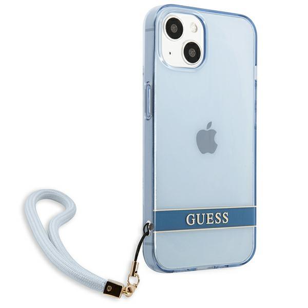 Guess Guhcp13Mhtsgsb Iphone 13 / 14 / 156.1 Niebieski/Blue Hardcase Translucent Strap