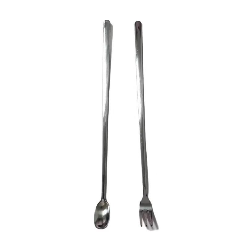 Kreativer Rührlöffel aus Edelstahl mit langem Griff