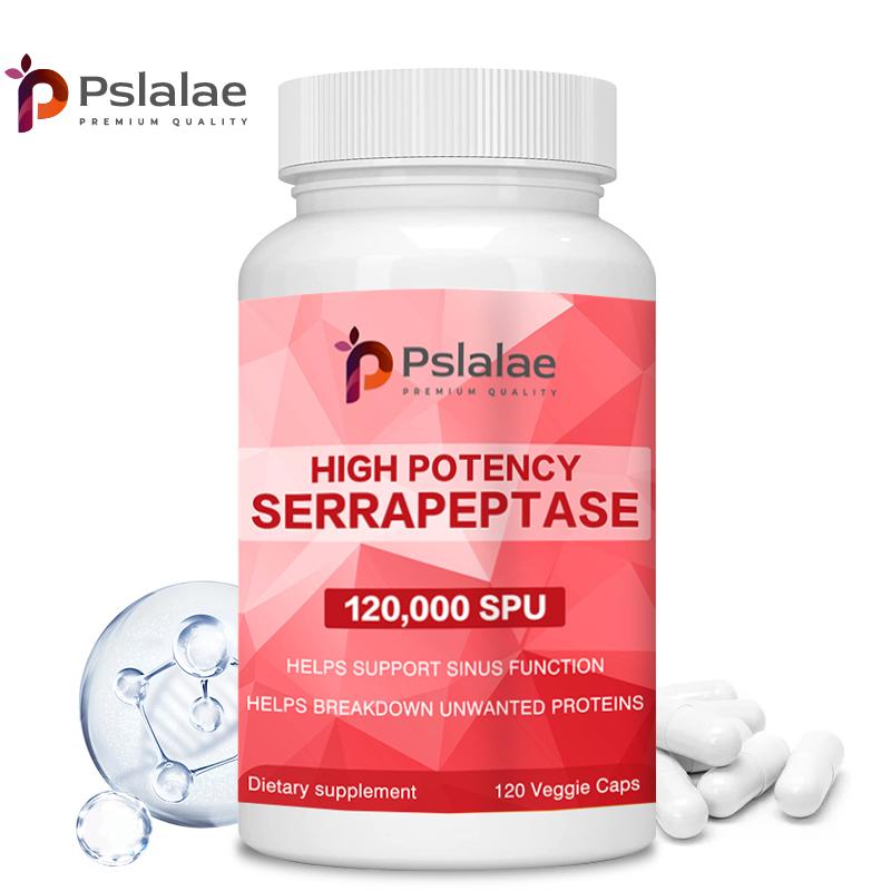 High Potency Serrapeptase Capsules - Supports Sinus Health, Enhance Immunity