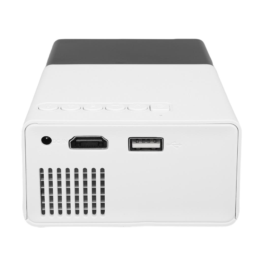 1080P HD Projector Auto Keystone Correction Portable Projector with USB HD Multimedia Interface for IOS for Android