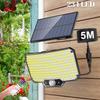 Solar Lights Outdoor 234LED 3 Modes Motion Sensor Flood Lights with Remote IP65 Waterproof Security Solar Lights for Outside