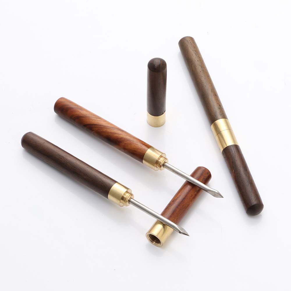 Professional Sandalwood Stainless Steel Puerh Tea Tools Tea Cutter Tea Needle Teaware