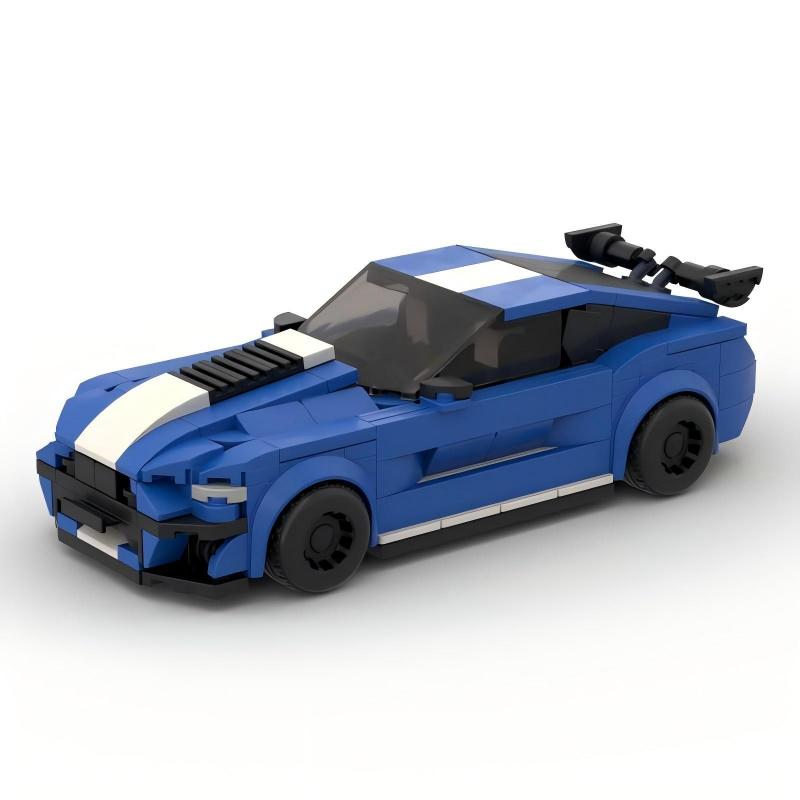 MOC Bausteine Klassisches Muscle-Car-Modell DIY Montage Steine Geschenk Spielzeug
