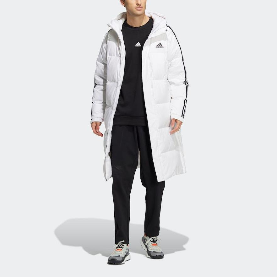 New Adidas Down Jackets Unisex White HN2098