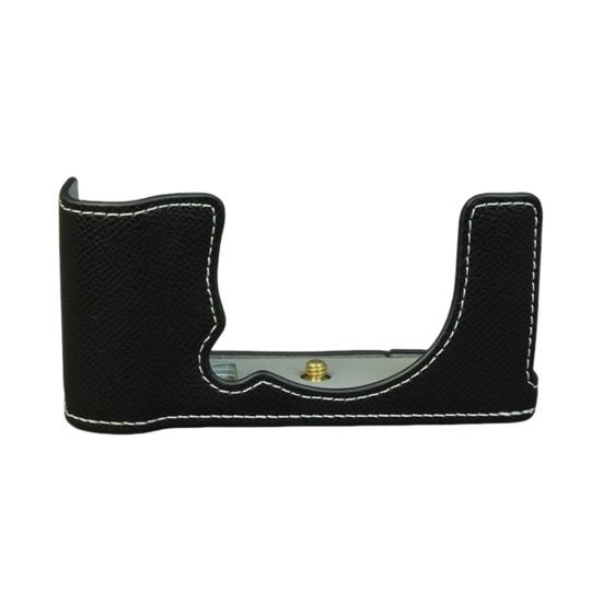 X-E5 Camera Half-Body Case Faux Leather Camera Protection Cover Scratch Bump Dust Resistant Protector