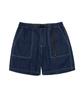 Lee Webbing Fatigue Denim Shorts Indigo Low
