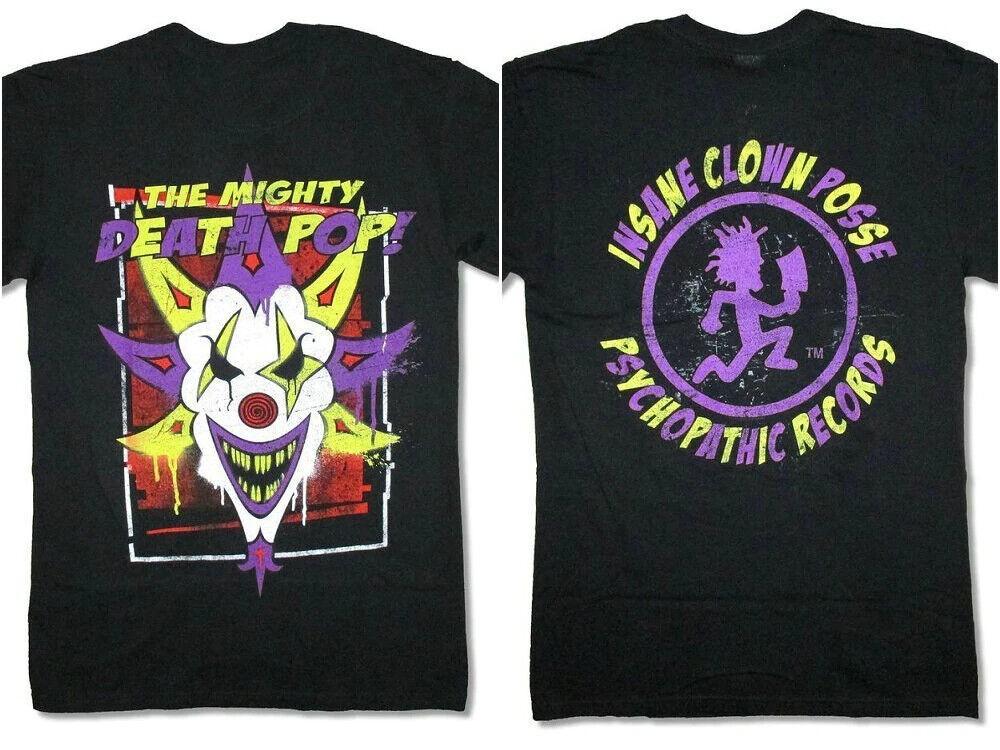 

VINTAGE INSANE CLOWN POSSE THE MIGHTY DEATH POP BLACK T SHIRT Unisex T-Shirt L