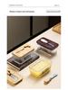 Transparent Glass Butter Dish with Lid & Spreader - Cheese Fresh-Keeping Box for Home Use
