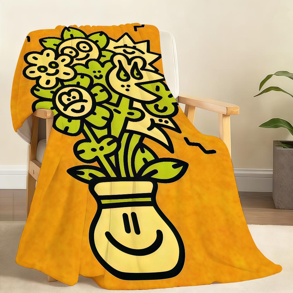 G Graffiti Art Mr D Doodle E Blanket Soft Throw Blanket for Home Bedroom Bed Sofa Picnic Travel Office Rest Cover Blanket Gift 75x90cm