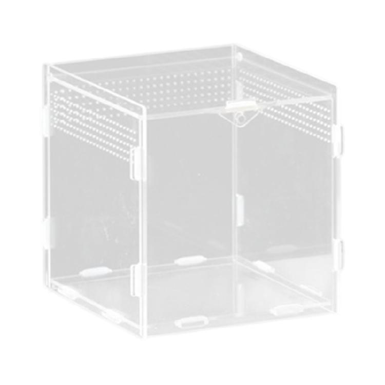 Caja Recinto de Acrílico para Mascotas Reptiles Con Vista Clara Terrario de Arañas Saltadoras Jaula para Anfibios Observación de Mascotas