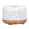 Aromatherapy Humidifier 300ml Wood Grain Design Low Noise Desktop Humidifier with LED Color Light