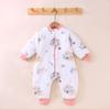 Mulberry Silk Baby Sleep Sack - All-Season Quilted Anti-Kick Split-Leg Design for Autumn & Winter