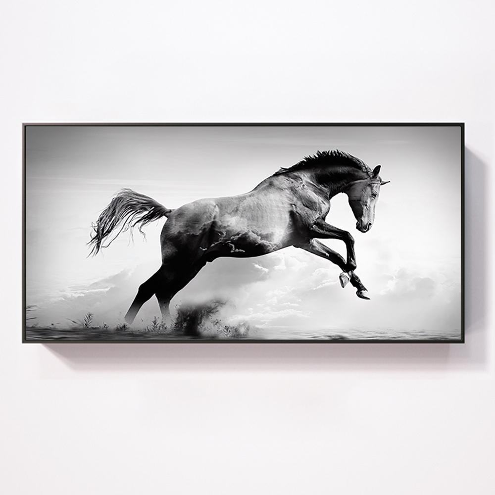 Chinese Style Galloping Horse Wall Art Posters Simple Atmosphere Modern Home Decor Canvas Painting Mural Pictures Prints Artwork
