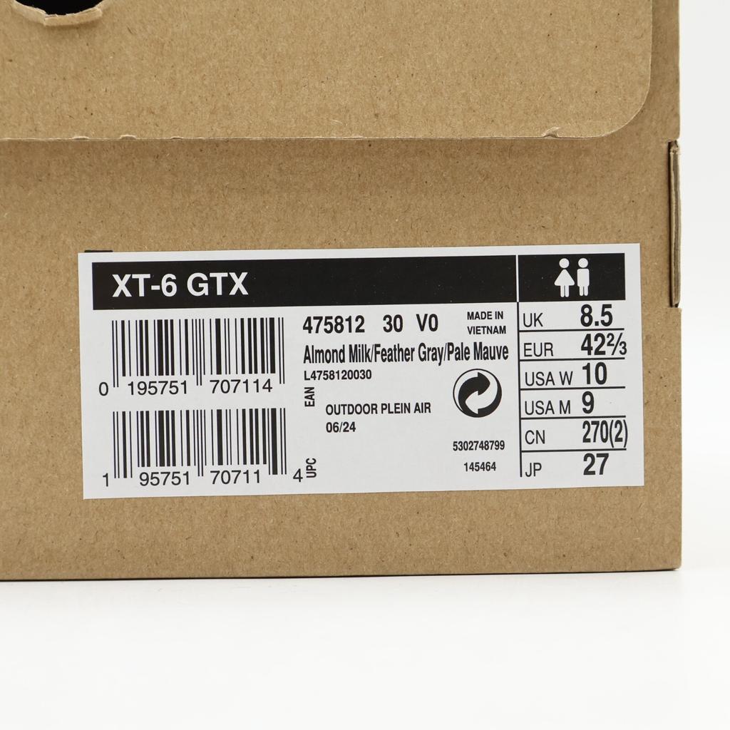 L47581200 Salomon XT-6 GORE-TEX Mandlové mléko Pírkově šedá Bledě fialová (pánské)
