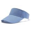 European & American Solid Color Summer Visor Cap - Sun Protection Baseball Sports Hat.
