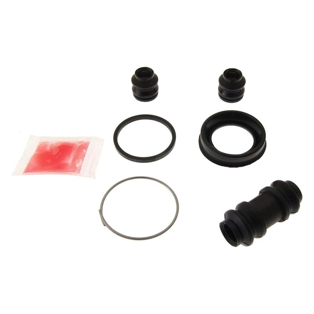 Black Rear Brake Seal Kit Caliper Gasket Replacement Installation Easy To Install Non-deformation Wear-resistant