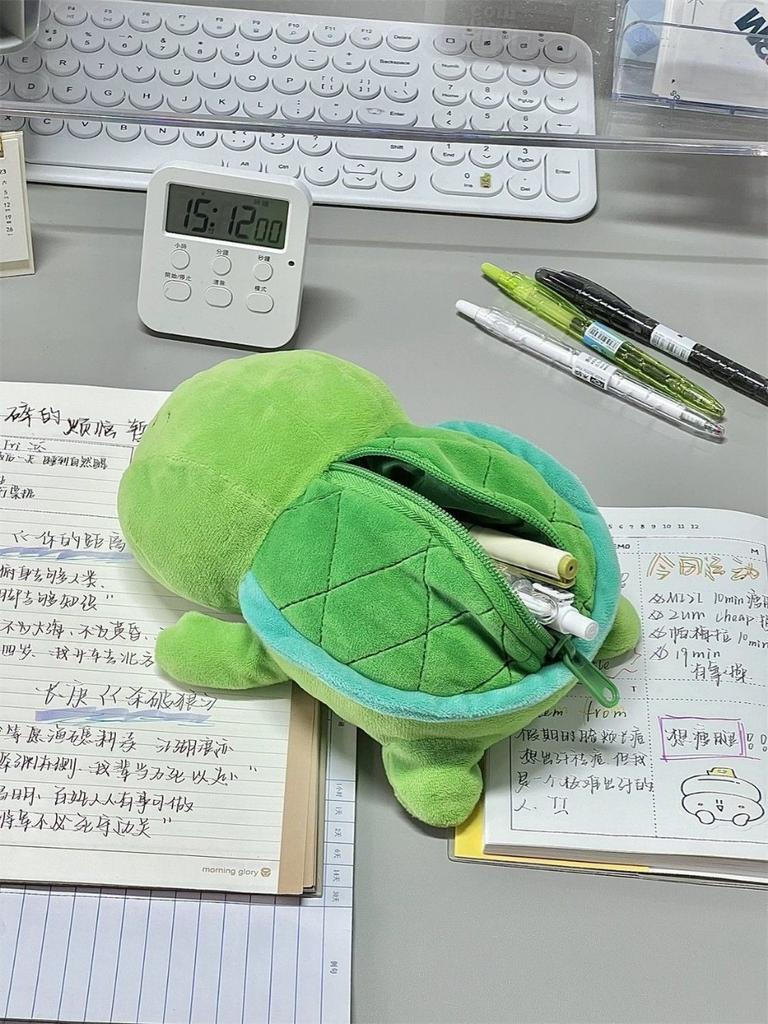 Niedliches Plüsch-Federmäppchen, Plüsch-Lanyard-Federmäppchen, Schülerpuppen-Geschenk