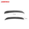 AMBERMILE 2pcs Sport Red Carbon Fiber Pattern Rear Wing Trim Spoiler Extension Lip Fins for MINI COOPER F55 F56 S JCW