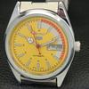 JAPAN VINTAGE REFURBISHED SEIKO 5 AUTOMATIC 6309A MENS YELLOW WATCH A440875-d Sk-a440875-2