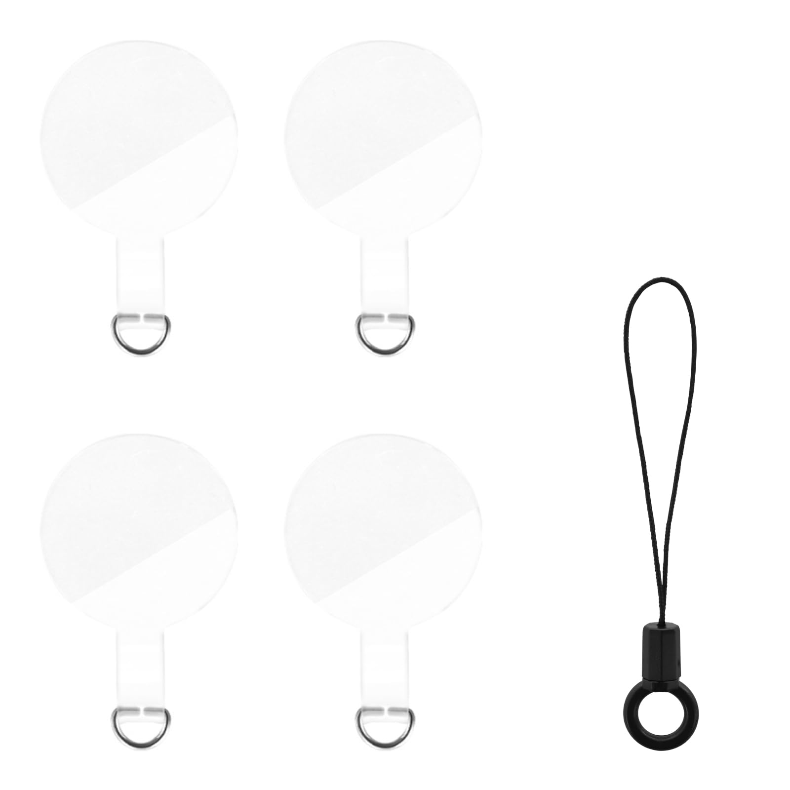 

[Le Plus] Sandwich sheet STRAP SHEET for speaker holes 2 sets (4 pieces) Clear/Silver