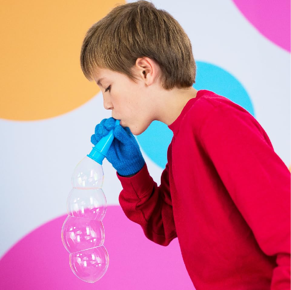 Bubble set [Uncle Bubble Game Bouncing Bubbles & Gloves & Special Bubble Liquid] Camping Outdoor Fun Toys Kids Gifts Children Play Outdoor Play Yard