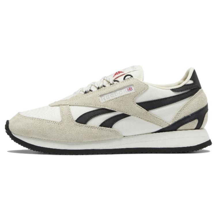 Reebok Victory Nylon Retro Shock Absorbing Durable Breathable Lightweight Low Top Casual Shoes Unisex Sneaker Off-White Black GW3806