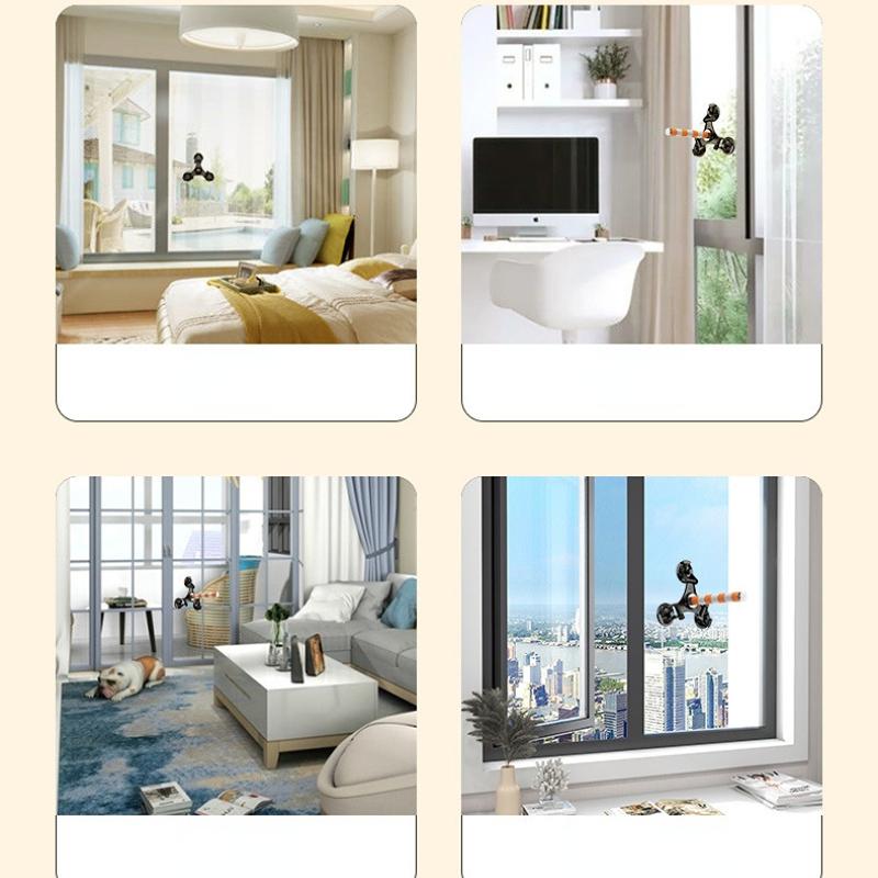 Suction Cup Bird Perch Quartz Sand Trimming Paws Triple Powerful Suction Cups Ideal Bird Window Perch for Any Smooth Surface