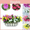 Beautiful 35cm Artificial Morning Glory Flower Fake Silk Petunia With Seven Branches For Home Decor