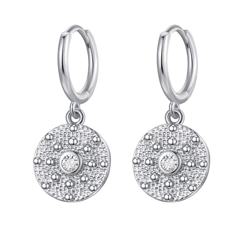 CRMYA Vintage Piercing Ear CZ Zircon Cross Earring Gold Silver Filled Drop Earrings For Women Hoop Earings Jewelry Wholesale