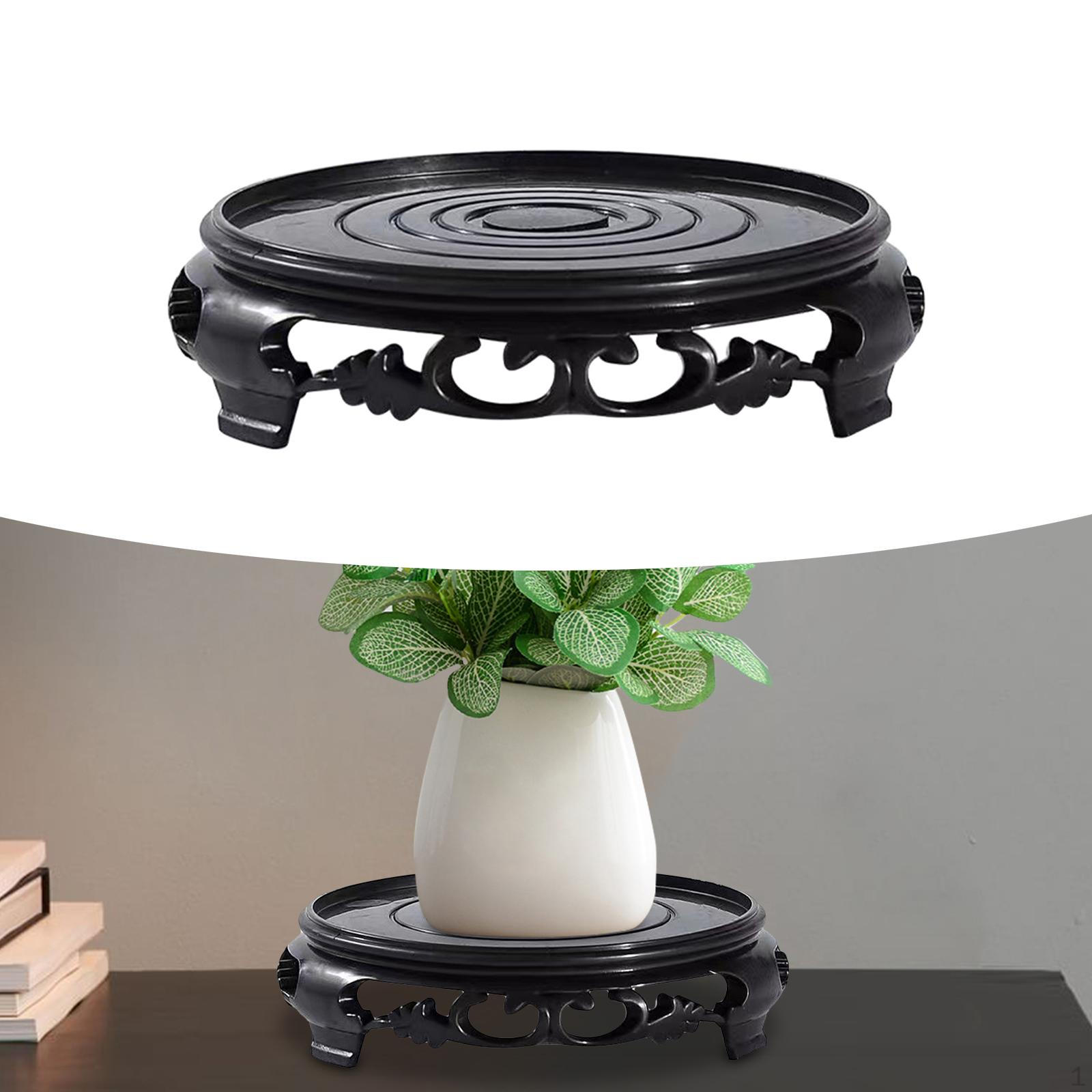 

Прочная пластиковая подставка для цветочного горшка — универсальный держатель для растений для внутреннего декора 9.7cm