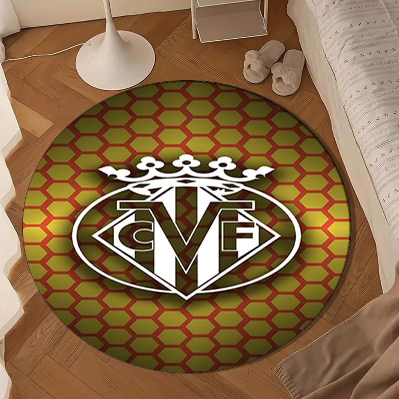 CF Football Emblem Round Mat Home Decor, Chair Rug For livingroom,Bedroom, Doormat Home Decor Birthday Gift Christmas Gifts