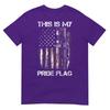 This Is My Pride Flag Gun Usa American 4th Of July (On Back) TShirt
