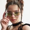 Xunge Cat Eye Retro Sunglasses: Thin Narrow Frame, European & American Style for Women & Men